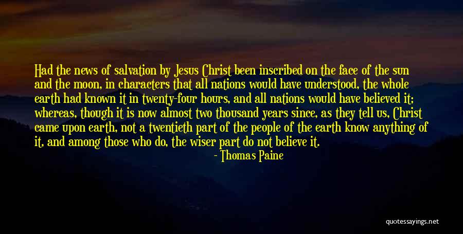 Who Would Have Known Quotes By Thomas Paine