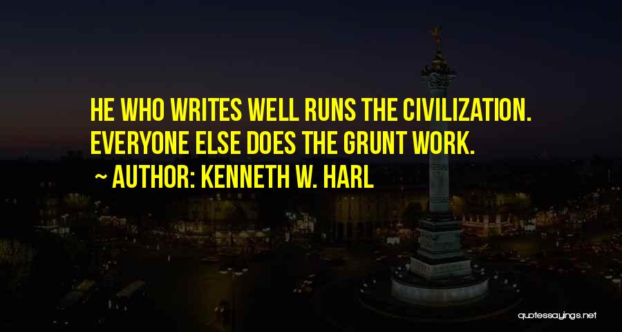 Who Writes History Quotes By Kenneth W. Harl