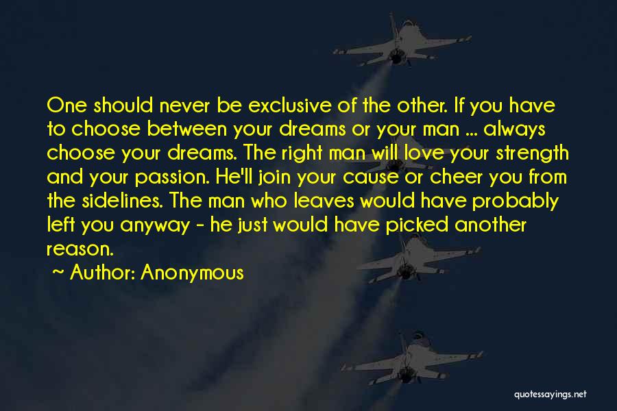 Who You Choose To Love Quotes By Anonymous