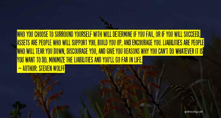 Who You Surround Yourself With Quotes By Steven Wolff