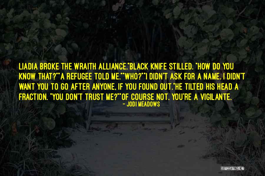 Who You Trust Quotes By Jodi Meadows Who You Trust Quotes By Jodi Meadows
