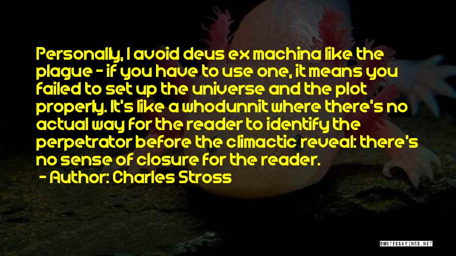 Whodunnit Quotes By Charles Stross