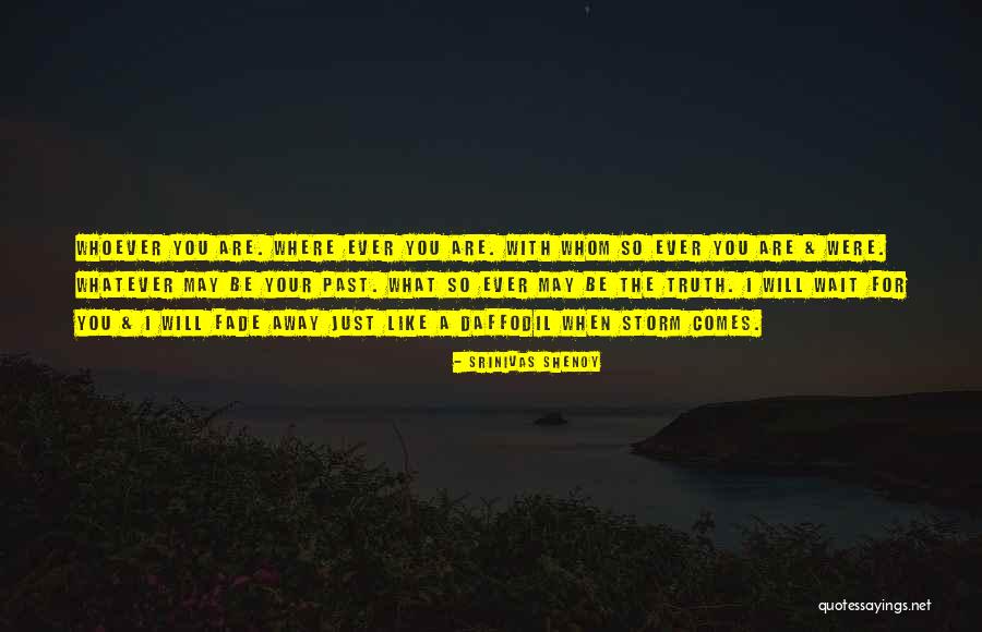 Whoever You Are Quotes By Srinivas Shenoy Whoever You Are Quotes By Srinivas Shenoy