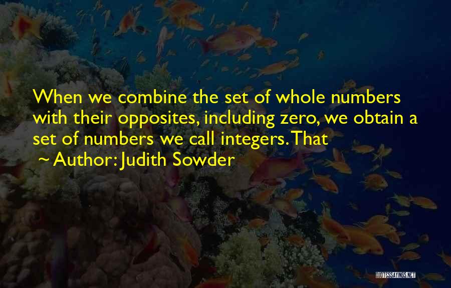 Whole Numbers Quotes By Judith Sowder