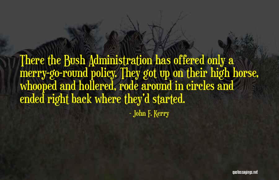 Whooped Quotes By John F. Kerry