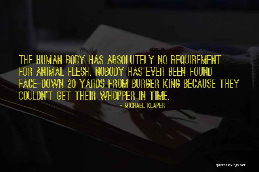 Whopper Burger Quotes By Michael Klaper Whopper Burger Quotes By Michael Klaper