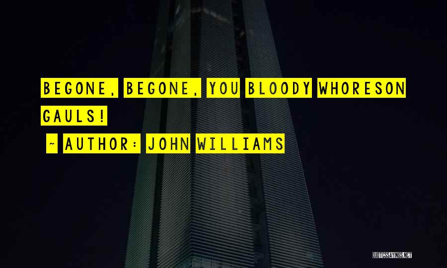 Whoreson Quotes By John Williams