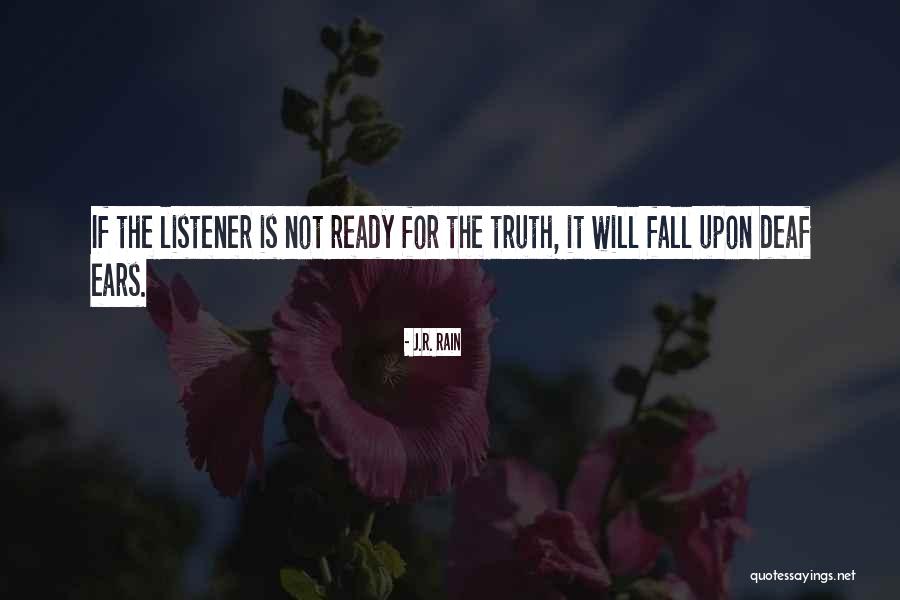 Whose Ready For Fall Quotes By J.R. Rain