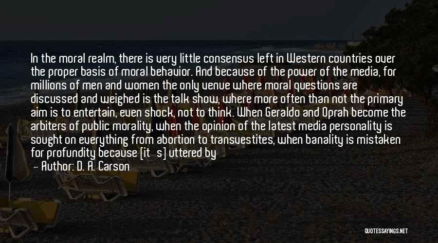 Why Abortion Is Wrong Quotes By D. A. Carson