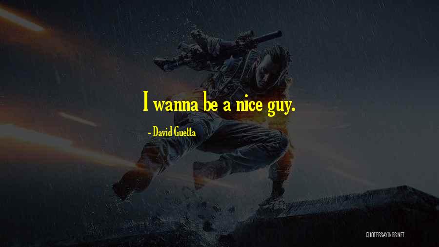 Why Am I Too Nice Quotes By David Guetta