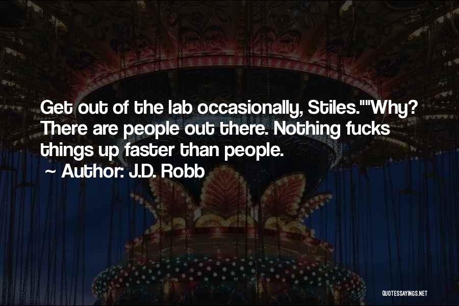 Why Are There Quotes By J.D. Robb