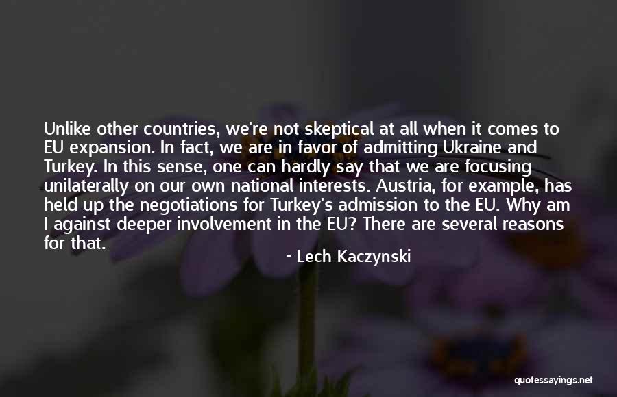 Why Are There Quotes By Lech Kaczynski