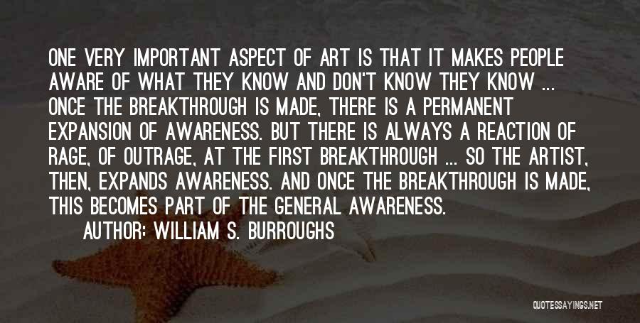 Why Art Is Important Quotes By William S. Burroughs