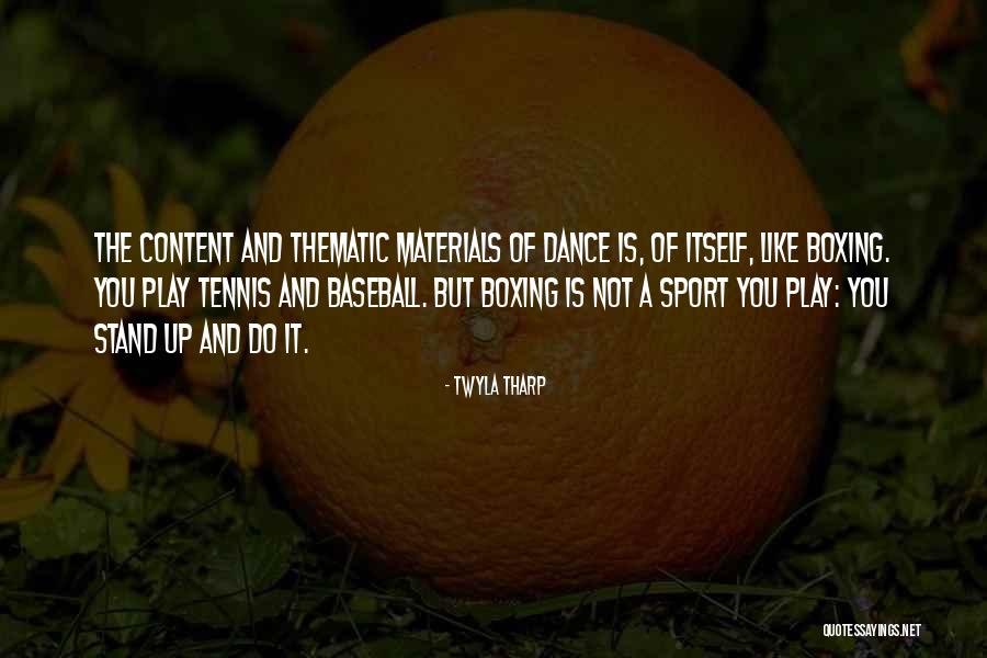 Why Baseball Is The Best Sport Quotes By Twyla Tharp Why Baseball Is The Best Sport Quotes By Twyla Tharp