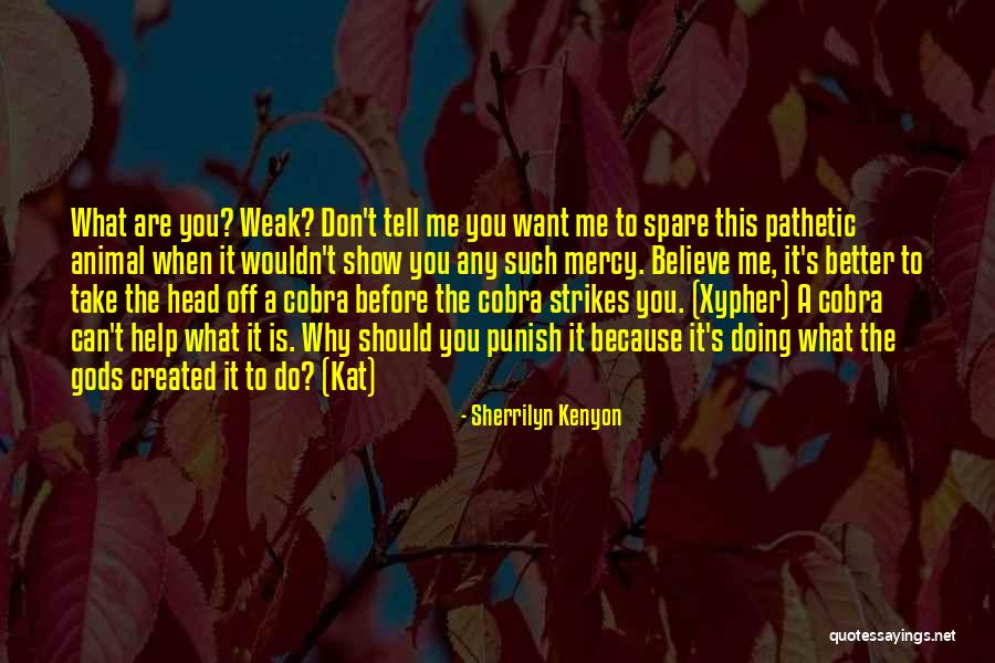 Why Can't You Believe Me Quotes By Sherrilyn Kenyon Why Can't You Believe Me Quotes By Sherrilyn Kenyon