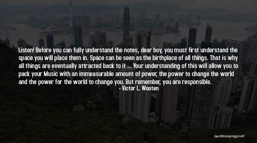 Why Change The World Quotes By Victor L. Wooten Why Change The World Quotes By Victor L. Wooten