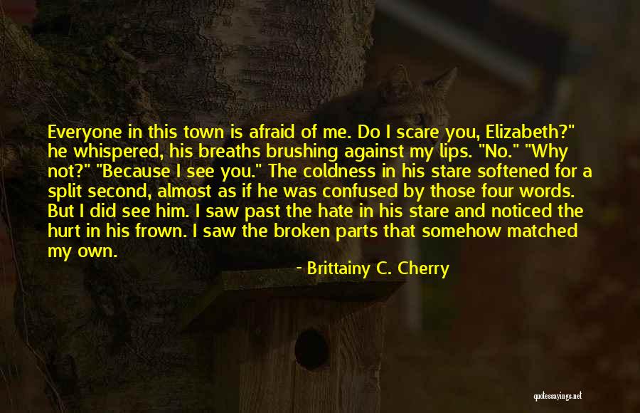 Why Did He Hurt Me Quotes By Brittainy C. Cherry