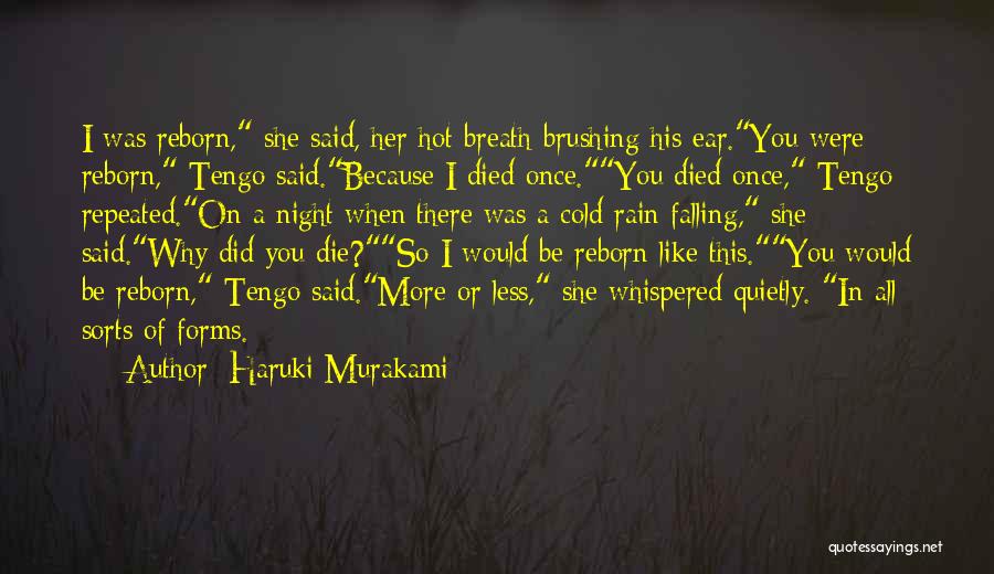 Why Did You Die Quotes By Haruki Murakami