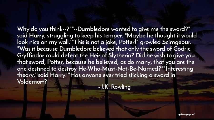 Why Did You Do This Quotes By J.K. Rowling