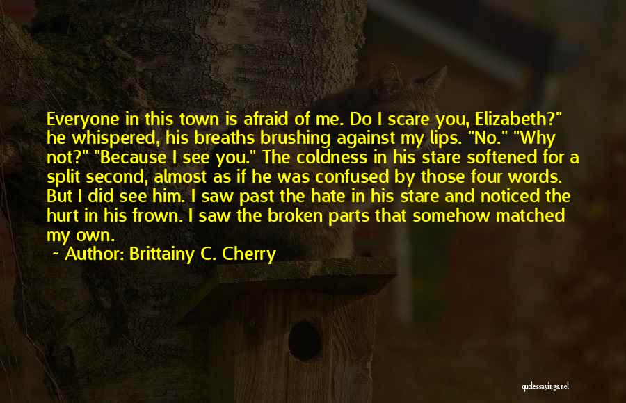 Why Did You Hurt Me Quotes By Brittainy C. Cherry