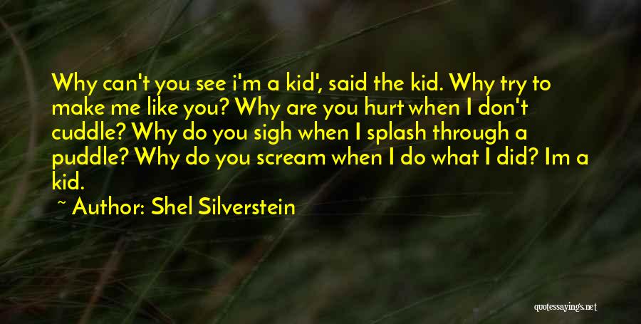 Why Did You Hurt Me Quotes By Shel Silverstein