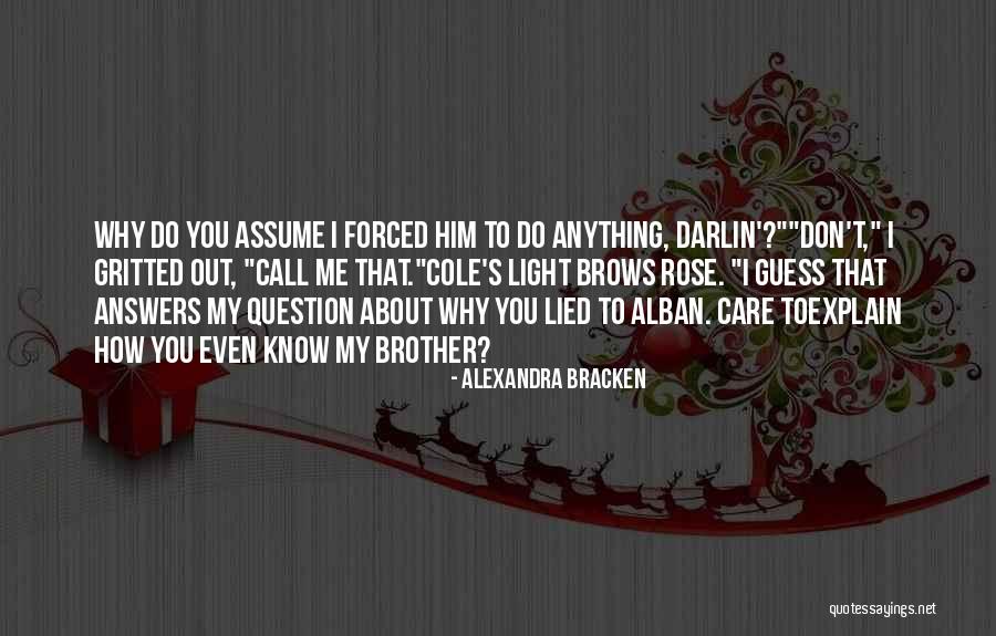 Why Do I Even Care Quotes By Alexandra Bracken