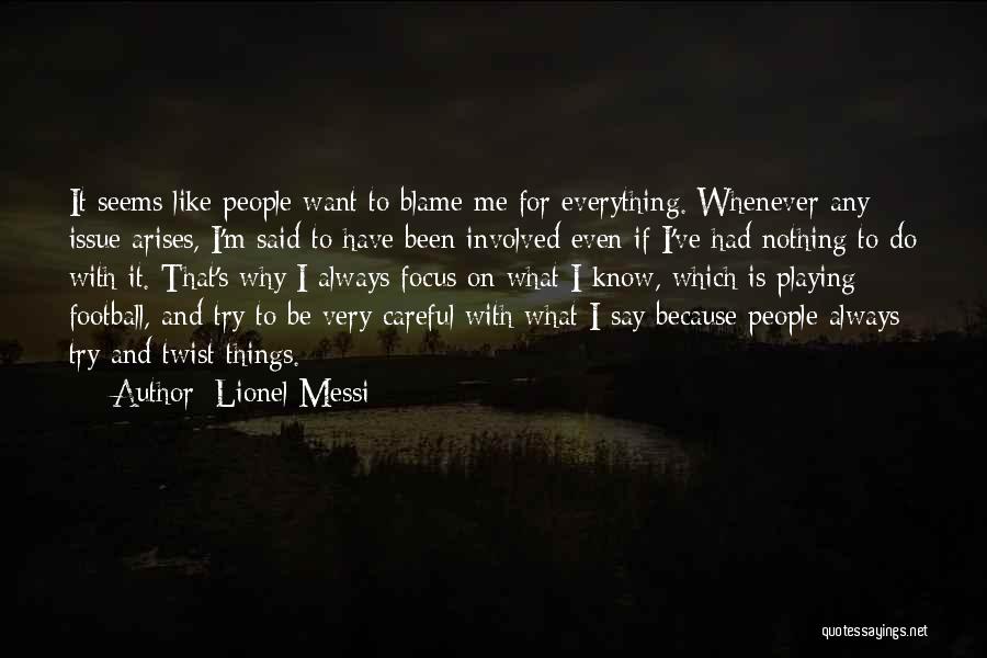 Why Do I Even Try Quotes By Lionel Messi