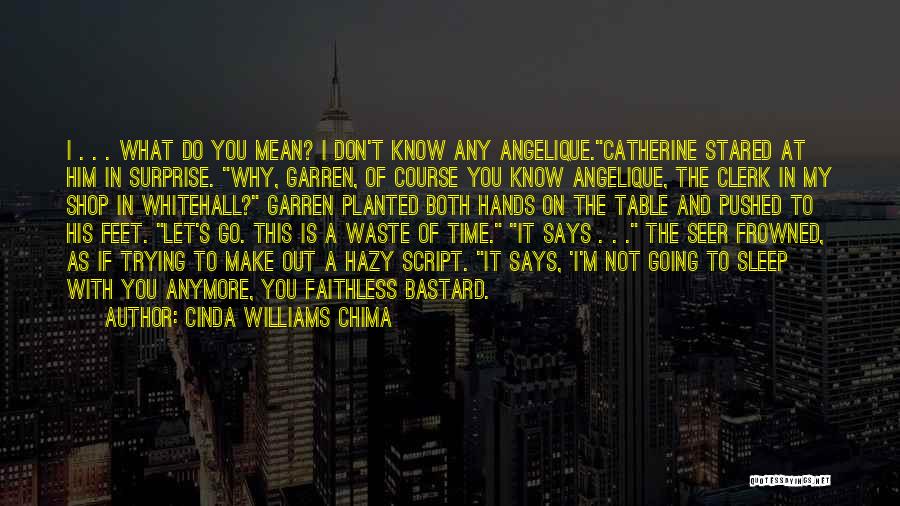 Why Do I Waste My Time On You Quotes By Cinda Williams Chima
