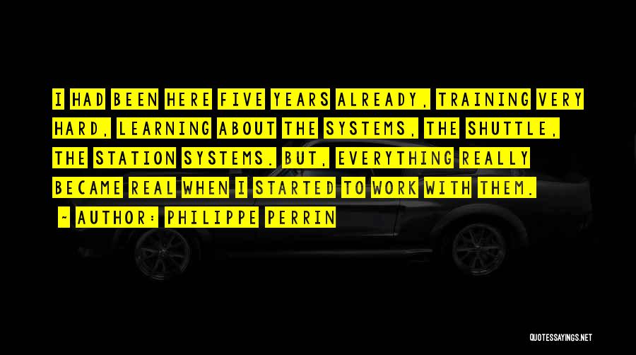 Why Do We Work So Hard Quotes By Philippe Perrin