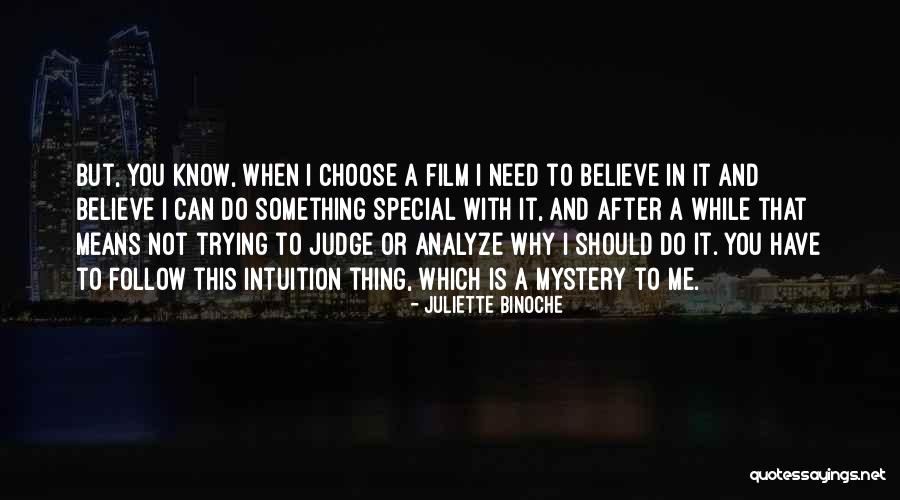 Why Do You Judge Me Quotes By Juliette Binoche