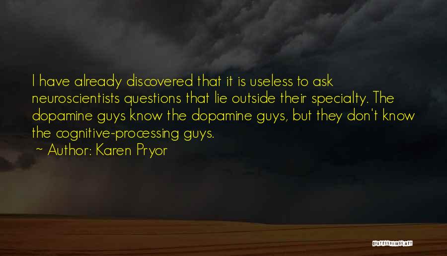 Why Guys Lie Quotes By Karen Pryor