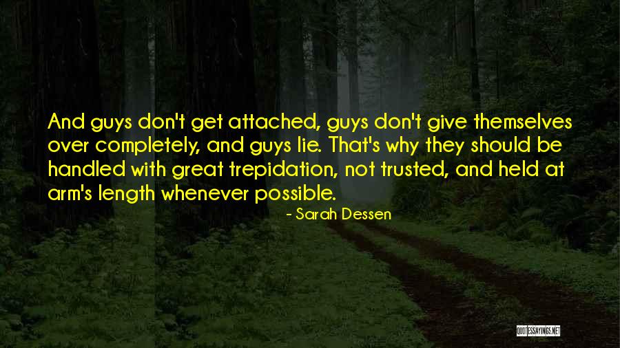 Why Guys Lie Quotes By Sarah Dessen