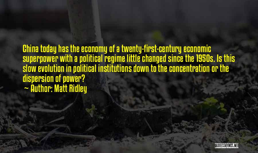Why Have Things Changed Quotes By Matt Ridley