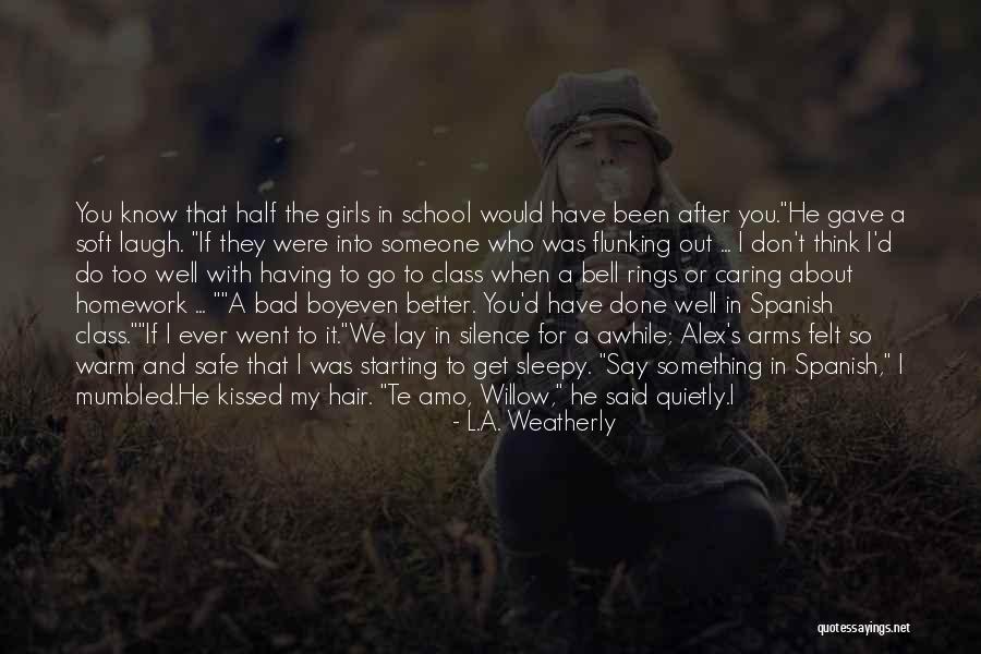 Why Homework Is Bad Quotes By L.A. Weatherly Why Homework Is Bad Quotes By L.A. Weatherly