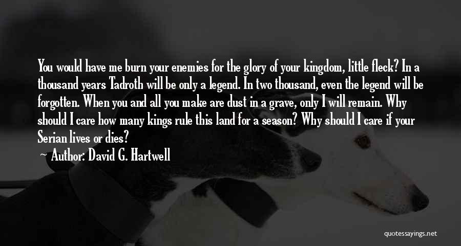 Why I Should Care Quotes By David G. Hartwell