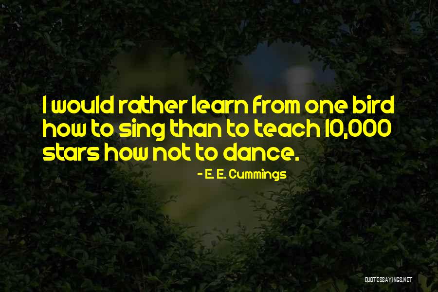 Why I Teach Dance Quotes By E. E. Cummings Why I Teach Dance Quotes By E. E. Cummings