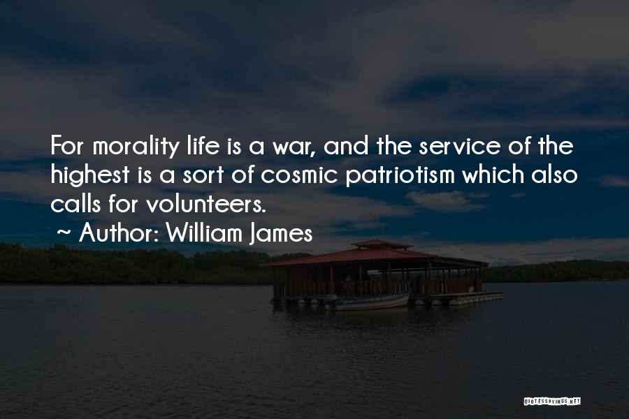 Why I Volunteer Quotes By William James