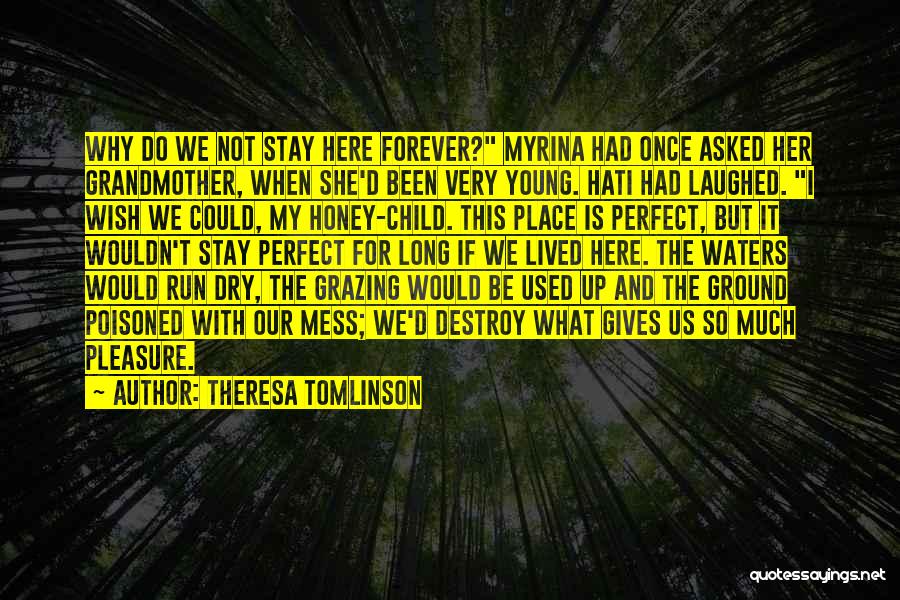 Why I'm Not Perfect Quotes By Theresa Tomlinson