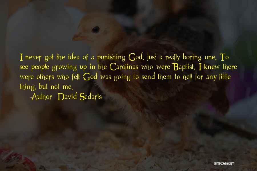 Why Is God Punishing Me Quotes By David Sedaris