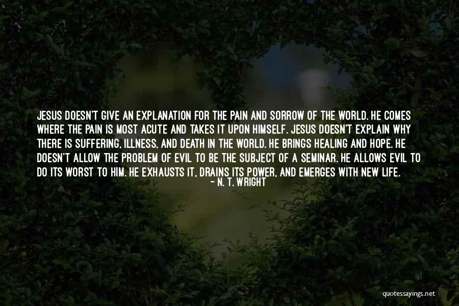 Why Is There Evil Quotes By N. T. Wright Why Is There Evil Quotes By N. T. Wright