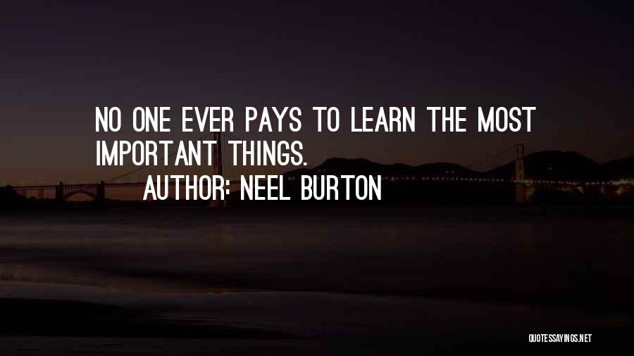 Why Learning Is Important Quotes By Neel Burton