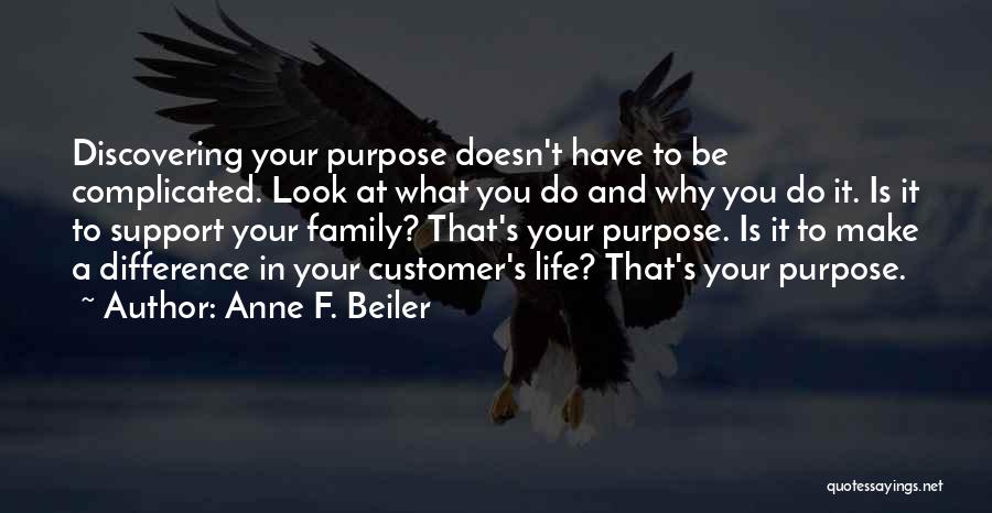 Why Life Is Complicated Quotes By Anne F. Beiler