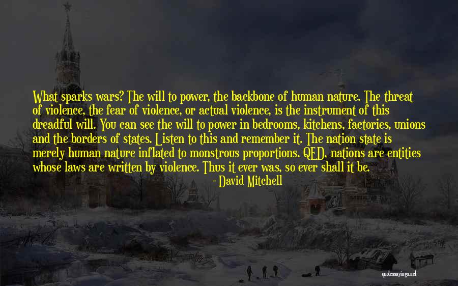 Why Nations Go To War Quotes By David Mitchell