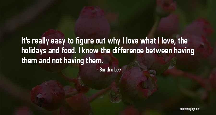 Why Not Love Quotes By Sandra Lee Why Not Love Quotes By Sandra Lee