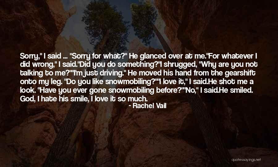 Why Not Talking To Me Quotes By Rachel Vail Why Not Talking To Me Quotes By Rachel Vail