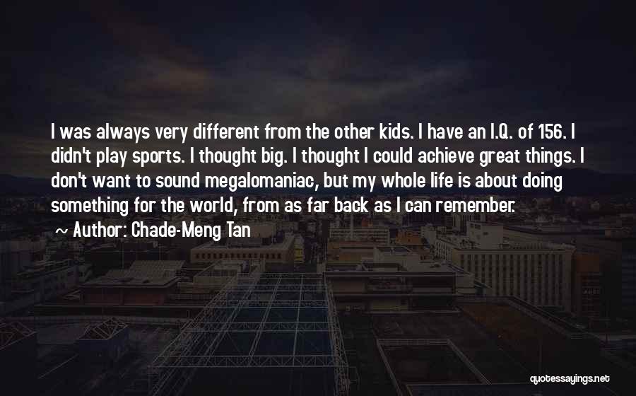 Why Play Sports Quotes By Chade-Meng Tan
