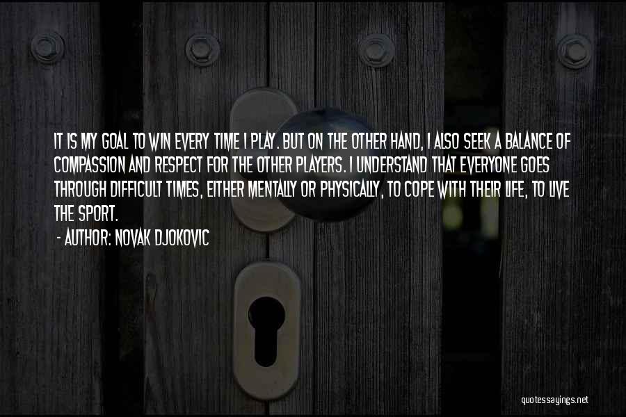 Why Play Sports Quotes By Novak Djokovic