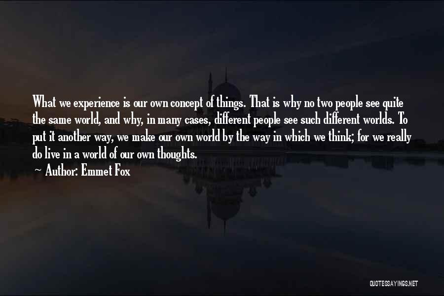 Why Put Things In Quotes By Emmet Fox