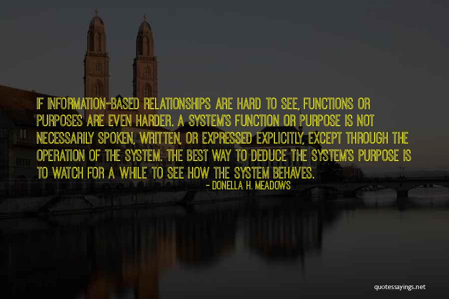 Why Relationships Are Hard Quotes By Donella H. Meadows Why Relationships Are Hard Quotes By Donella H. Meadows