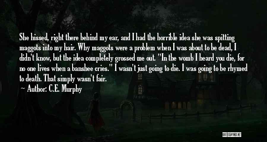 Why She Cries Quotes By C.E. Murphy